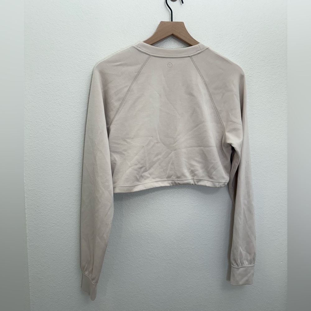 Gilly Hicks Cropped Sweatshirt with Drawstring XS - Picture 3 of 7
